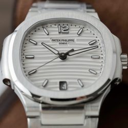 Đồng Hồ Patek Philippe Nữ Replica 11 Nautilus 7118 Mặt Trắng Dây Kim Loại Xưởng 3K 35 (2)