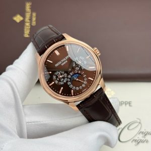Đồng Hồ Patek Philippe Rep 11 Grand Complications 5327 Mặt Nâu Dây Da Xưởng 3K 40mm (2)