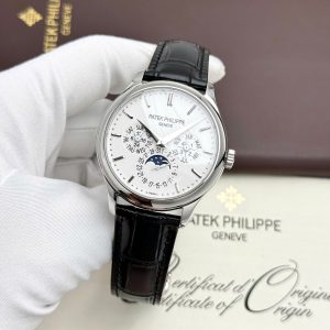 Đồng Hồ Patek Philippe Replica Cao Cấp Grand Complications 5327 Mặt Trắng Dây Da Nhà Máy 3K 40mm (2)
