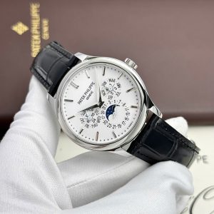 Đồng Hồ Patek Philippe Replica Cao Cấp Grand Complications 5327 Mặt Trắng Dây Da Nhà Máy 3K 40mm (2)