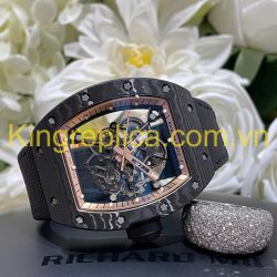 Đồng Hồ Richard Mille RM055 Bubba Watson Carbon NTPT & Chuyển Động Vaucher Tinh Chỉnh Độc Quyền 42,7x49,9mm (11)