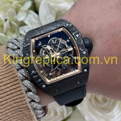 Đồng Hồ Richard Mille RM055 Bubba Watson Carbon NTPT & Chuyển Động Vaucher Tinh Chỉnh Độc Quyền 42,7x49,9mm (11)