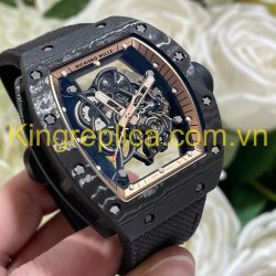 Đồng Hồ Richard Mille RM055 Bubba Watson Carbon NTPT & Chuyển Động Vaucher Tinh Chỉnh Độc Quyền 42,7x49,9mm (11)