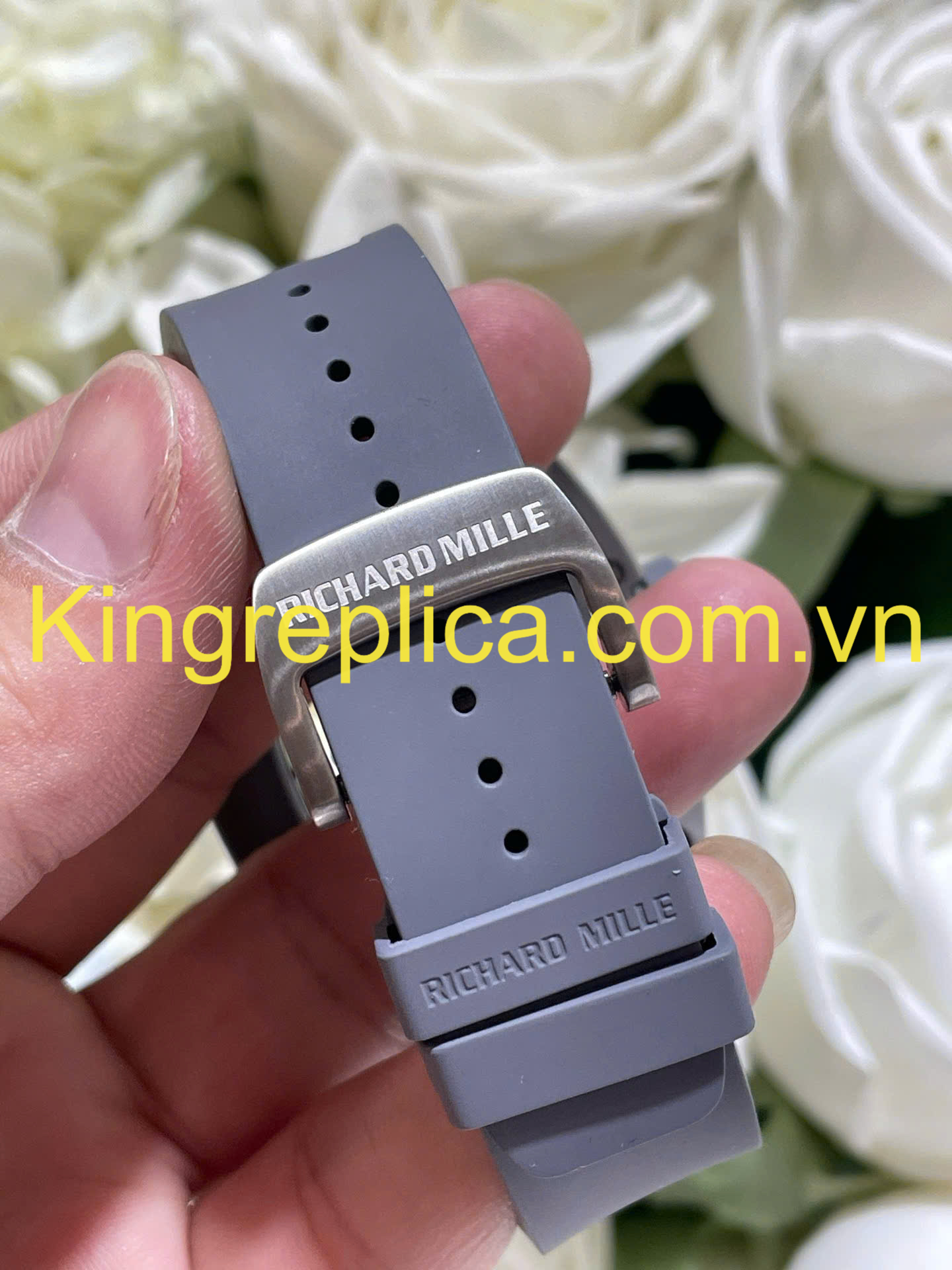 Đồng Hồ Richard Mille RM055 Bubba Watson Grey Ceramic Tuỳ Chỉnh Số 1 Thế Giới 42,7x49,9mm (3)