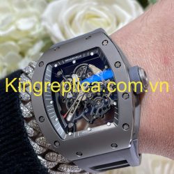 Đồng Hồ Richard Mille RM055 Bubba Watson Grey Ceramic Tuỳ Chỉnh Số 1 Thế Giới 42,7x49,9mm (2)