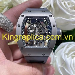 Đồng Hồ Richard Mille RM055 Bubba Watson Grey Ceramic Tuỳ Chỉnh Số 1 Thế Giới 42,7x49,9mm (2)