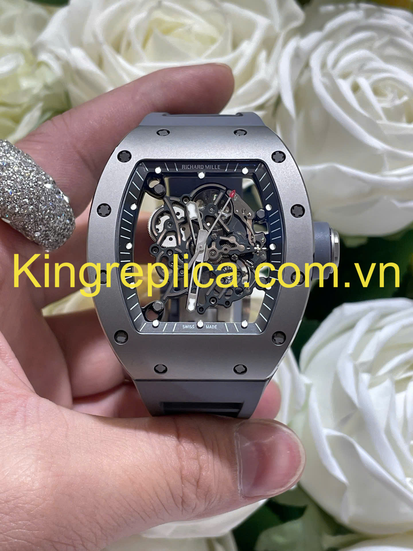 Đồng Hồ Richard Mille RM055 Bubba Watson Grey Ceramic Tuỳ Chỉnh Số 1 Thế Giới 42,7x49,9mm (7) Đồng Hồ Richard Mille RM055 Bubba Watson Grey Ceramic Tuỳ Chỉnh Số 1 Thế Giới 42,7x49,9mm (2)
