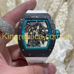 Đồng Hồ Richard Mille RM055 Bubba Watson Tinh Chỉnh Độc Quyền Carbon NTPT & Chuyển Động Vaucher 42,7x49,9mm (9)