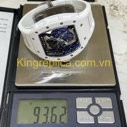 Đồng Hồ Richard Mille RM055 Bubba Watson Tuỳ Chỉnh Độc Quyền Gốm Trắng NTPT & Chuyển Động Vaucher 42,7x49,9mm (12)