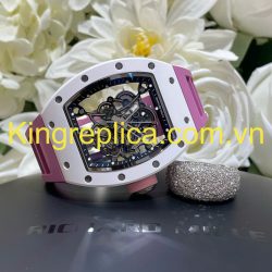 Đồng Hồ Richard Mille RM055 Bubba Watson Tuỳ Chỉnh Gốm Trắng + Chuyển Động VVIP Độc Quyền 42,7x49,9mm (2)