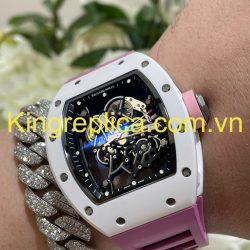 Đồng Hồ Richard Mille RM055 Bubba Watson Tuỳ Chỉnh Gốm Trắng + Chuyển Động VVIP Độc Quyền 42,7x49,9mm (2)