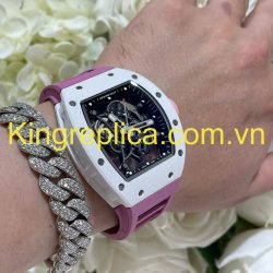 Đồng Hồ Richard Mille RM055 Bubba Watson Tuỳ Chỉnh Gốm Trắng + Chuyển Động VVIP Độc Quyền 42,7x49,9mm (2)