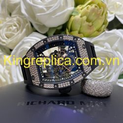Đồng Hồ Richard Mille RM055 Carbon NTPT & Kim Cương CVD Bubba Watson Tuỳ Chỉnh Độc Quyền (2)