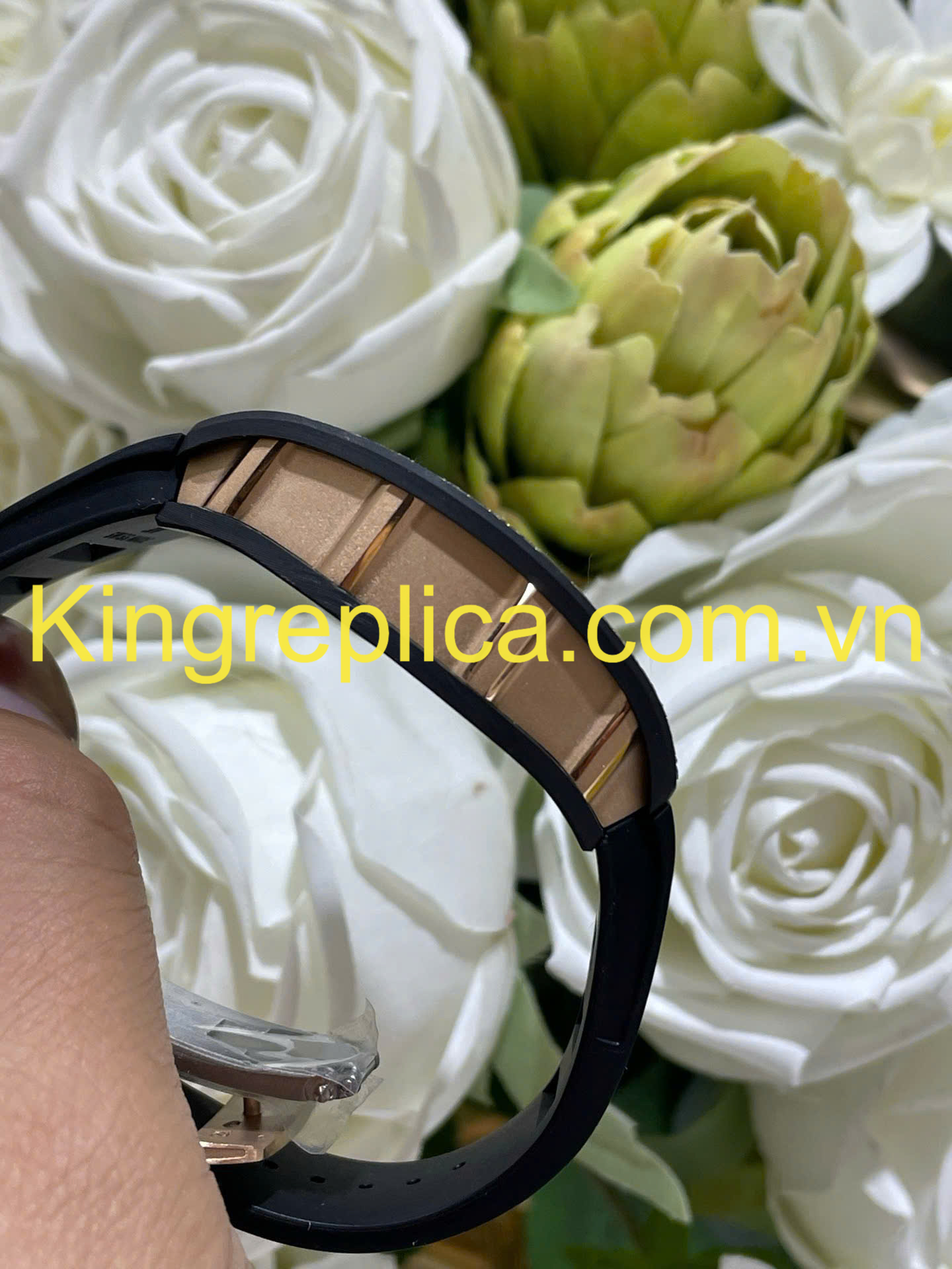 Đồng Hồ Richard Mille RM055 Carbon NTPT & Kim Cương CVD Bubba Watson Tuỳ Chỉnh Độc Quyền