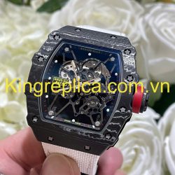 Đồng Hồ Richard Mille RM35-01 Rafael Nadal Tuỳ Chỉnh Carbon NTPT & Chuyển Động Độc Quyền 44,5x49,94mm (1)