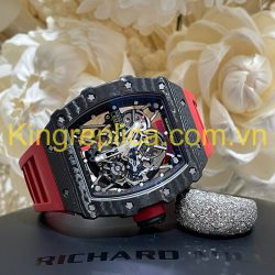 Đồng Hồ Richard Mille RM35-02 Automatic Rafael Nadal Tinh Chỉnh Carbon & Chuyển Động Vaucher Độc Quyền 44,5x49,94mm (12)