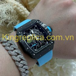 Đồng Hồ Richard Mille RM35-02 Automatic Rafael Nadal Tinh Chỉnh Độc Quyền Carbon & Chuyển Động Vaucher 44,5x49,94mm (9)