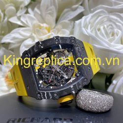 Đồng Hồ Richard Mille RM35-02 Rafael Nadal Yellow Tuỳ Chỉnh Độc Quyền Carbon + Bộ Máy Vaucher 44,5x49,94mm (11)