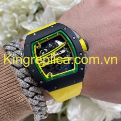 Đồng Hồ Richard Mille RM61-01 Yohan Blake Asia Tuỳ Chỉnh Gốm Đen + Chuyển Động Độc Quyền Top 1 50,23mm (3)
