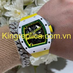 Đồng Hồ Richard Mille RM61-01 Yohan Blake Asia Tuỳ Chỉnh Gốm Trắng + Chuyển Động Độc Quyền Top 1 (3)