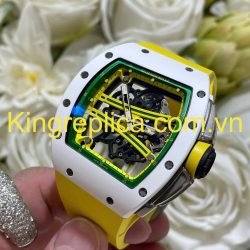 Đồng Hồ Richard Mille RM61-01 Yohan Blake Asia Tuỳ Chỉnh Gốm Trắng + Chuyển Động Độc Quyền Top 1 (3)