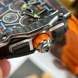 Đồng Hồ Richard Mille RM65-01 Chế Tác Màu Cam Dây Cao Su 44,5x49,9mm (1)