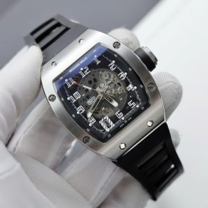 Đồng Hồ Richard Mille Replica 11 RM010 Dây Cao Su Màu Đen 40mm (2)