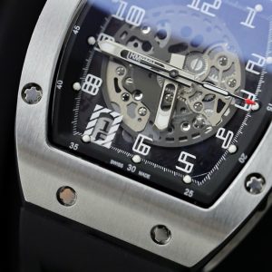 Đồng Hồ Richard Mille Replica 11 RM010 Dây Cao Su Màu Đen 40mm (2)