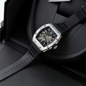Đồng Hồ Richard Mille Replica 11 RM010 Dây Cao Su Màu Đen 40mm (2)