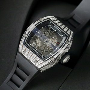 Đồng Hồ Richard Mille Replica Cao Cấp RM010 Nam Đính Đá Dây Cao Su 40mm (2)