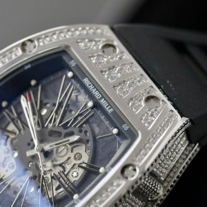 Đồng Hồ Richard Mille Replica Cao Cấp RM010 Nam Đính Đá Dây Cao Su 40mm (2)