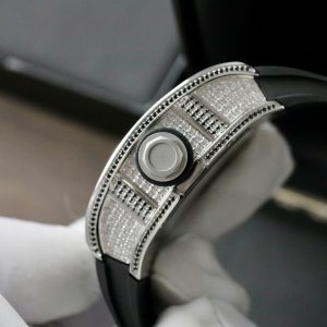 Đồng Hồ Richard Mille Replica Cao Cấp RM010 Nam Đính Đá Dây Cao Su 40mm (2)