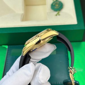 Đồng Hồ Rolex Chế Tác Sky-Dweller Mặt Vàng Champagne Nặng 192 Grams Xưởng ZF 42mm (2)