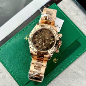 Đồng Hồ Rolex Cosmograph Daytona 116505 Chế Tác Bọc Vàng Hồng Mặt Chocolate 40mm (2)