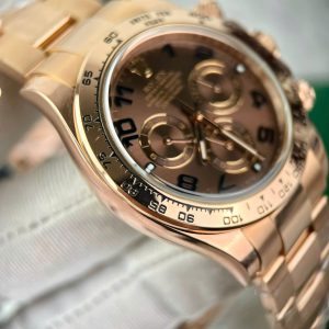 Đồng Hồ Rolex Cosmograph Daytona 116505 Chế Tác Bọc Vàng Hồng Mặt Chocolate 40mm (2)