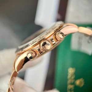 Đồng Hồ Rolex Cosmograph Daytona 116505 Chế Tác Bọc Vàng Hồng Mặt Chocolate 40mm (2)