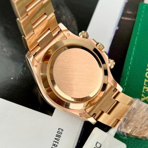 Đồng Hồ Rolex Cosmograph Daytona 116505 Chế Tác Bọc Vàng Hồng Mặt Chocolate 40mm (2)