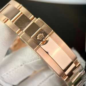 Đồng Hồ Rolex Cosmograph Daytona 116505 Chế Tác Bọc Vàng Hồng Mặt Chocolate 40mm (2)