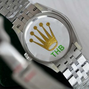 Đồng Hồ Rolex DateJust Fake 11 Cao Cấp Mặt Số Xám Tối Nhà Máy THB 31mm (2)