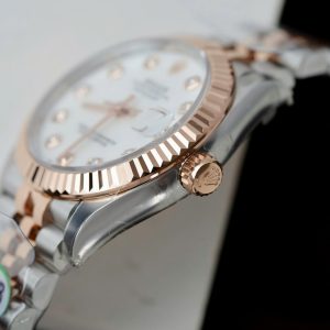 Đồng Hồ Rolex DateJust Mặt MOP Replica 11 Mạ Vàng Hồng Nhà Máy THB 31mm (2)