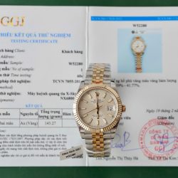 Đồng Hồ Rolex DateJust Nam Chế Tác Bọc Vàng 18K Nhà Máy GM 41mm (2)