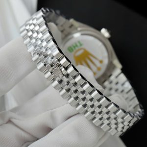 Đồng Hồ Rolex DateJust Nữ Chế Tác Mặt Đen Cọc Số La Mã Xưởng THB 31mm (2)