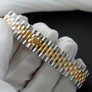 Đồng Hồ Rolex DateJust Nữ Mặt Vàng Nho Replica 11 Mạ Vàng Xưởng THB 31mm (1)
