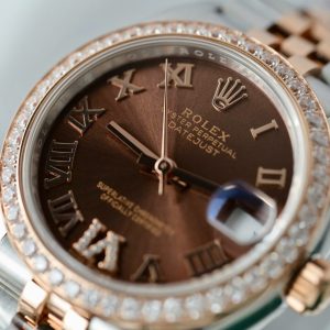 Đồng Hồ Rolex DateJust Nữ Rep 11 Mặt Chocolate Cọc Số La Mã THB 31mm (2)