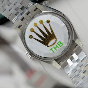 Đồng Hồ Rolex DateJust Replica 11 Mặt Vang Nho Dây Jubilee Xưởng THB 31mm (2)