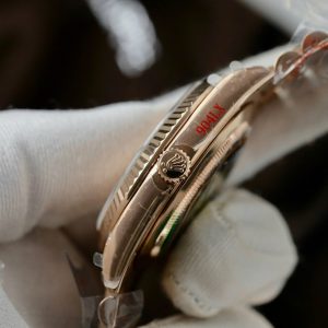 Đồng Hồ Rolex Day-Date Mặt Hồng Sundust Replica 11 Mạ Vàng Hồng Trọng Lượng 186 Grams QF 40mm (2)