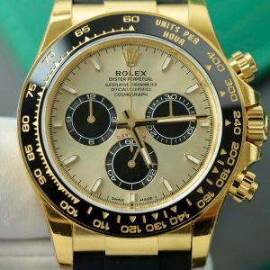 Đồng Hồ Rolex Daytona 116518 Mặt Vàng Chế Tác Bộ Chuyển Động Calibre 4131 40mm (2)
