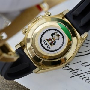 Đồng Hồ Rolex Daytona 116519 Mặt Trắng Chế Tác Bọc Vàng Thật Nhà Máy Clean 40mm (2)