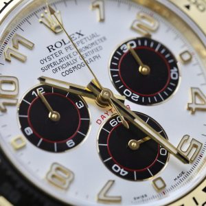 Đồng Hồ Rolex Daytona 116519 Mặt Trắng Chế Tác Bọc Vàng Thật Nhà Máy Clean 40mm (2)