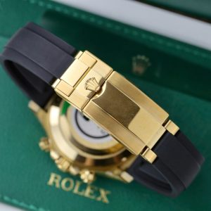 Đồng Hồ Rolex Daytona 116519 Mặt Trắng Chế Tác Bọc Vàng Thật Nhà Máy Clean 40mm (2)